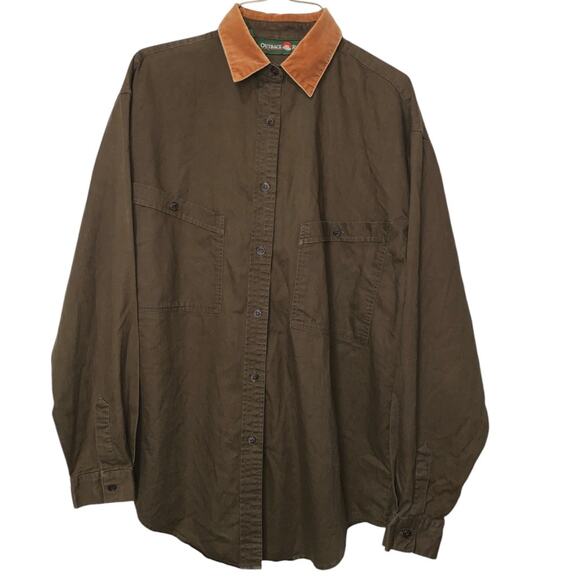 OutBack Red Vintage Outdoor Flannel Shirt Jacket , Size M - Picture 1 of 15